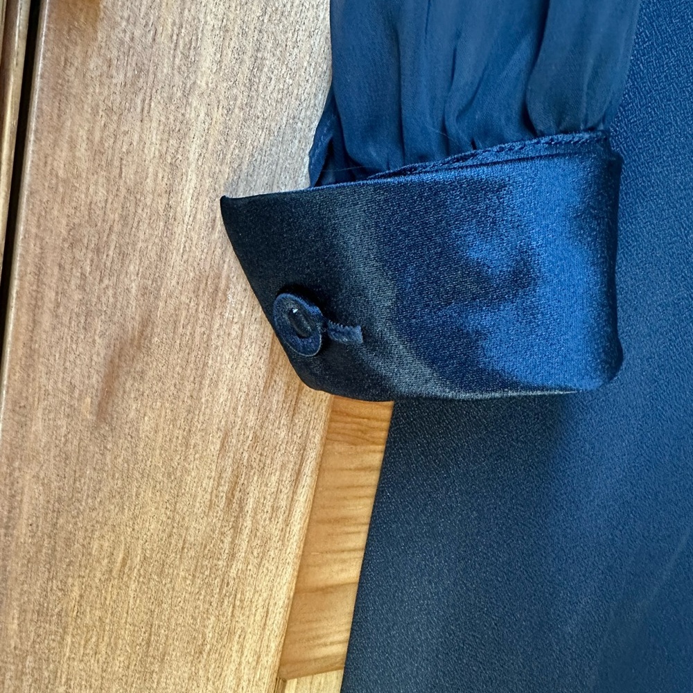 Vintage suit dress with sheer sleeves JR Nites - Picture 5 of 11